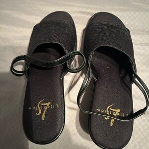 Life Stride Elegant Black Women's Sandals